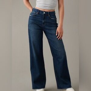 AE Super High Rise Baggy Wide Leg Jeans